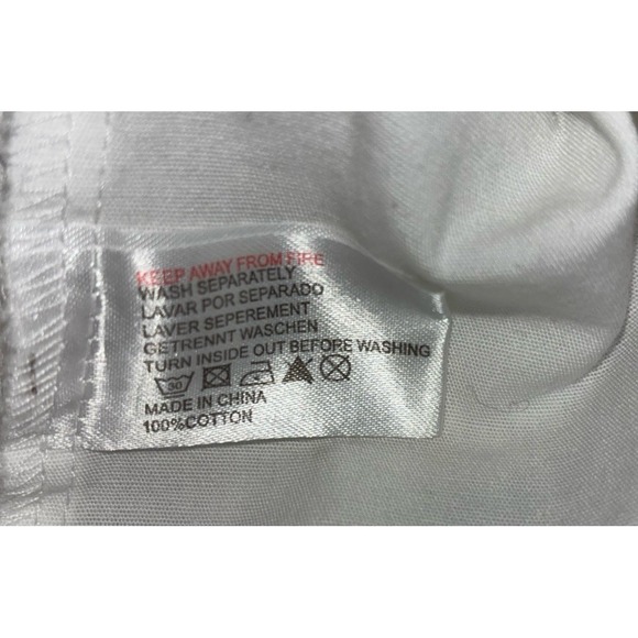 Bellfield Shirt Men's L White Short Sleeve‎ Southwestern Woven Pocket - Picture 6 of 11